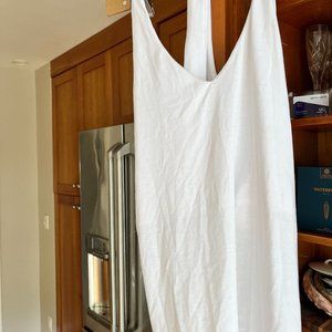 Athleta Essence Cross Back Tank - White Size Small